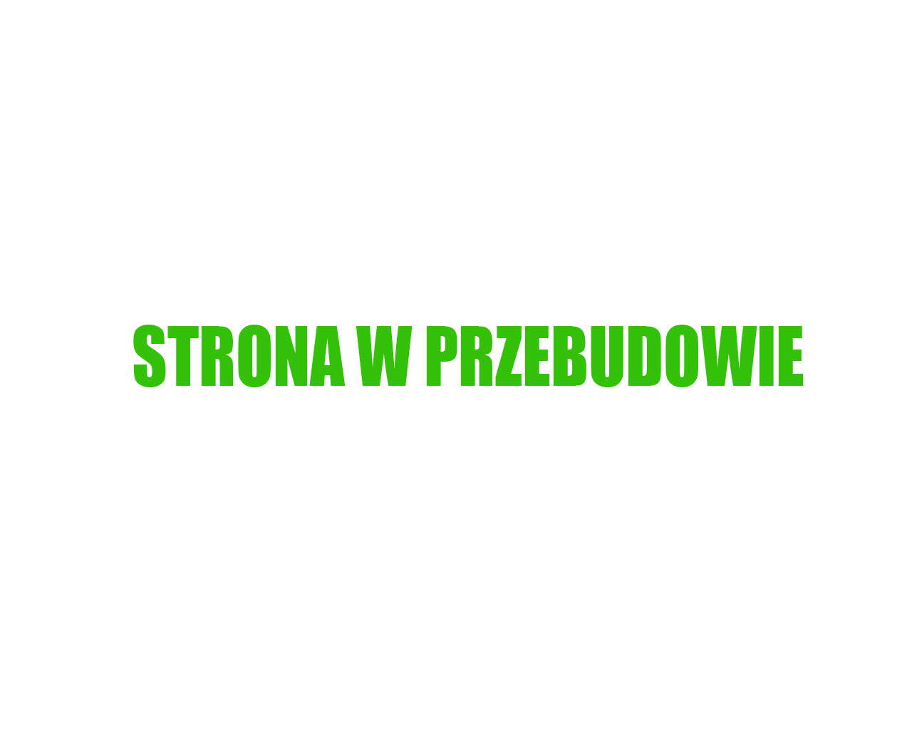 strona w przebudowie